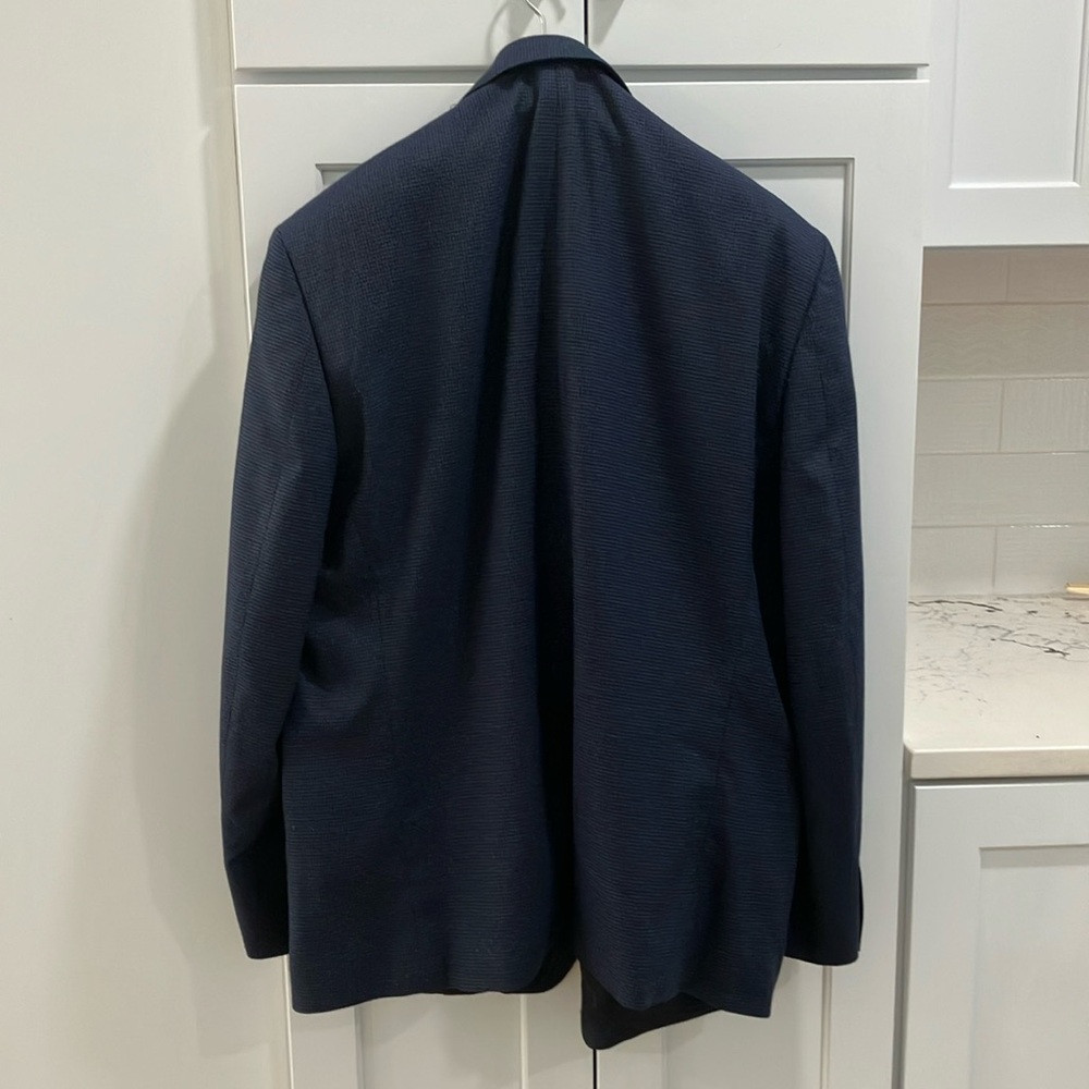 Lauren Ralph Lauren Men's Navy Blue Formal Blazer Sports Suit Coat Jacket - Picture 2 of 12